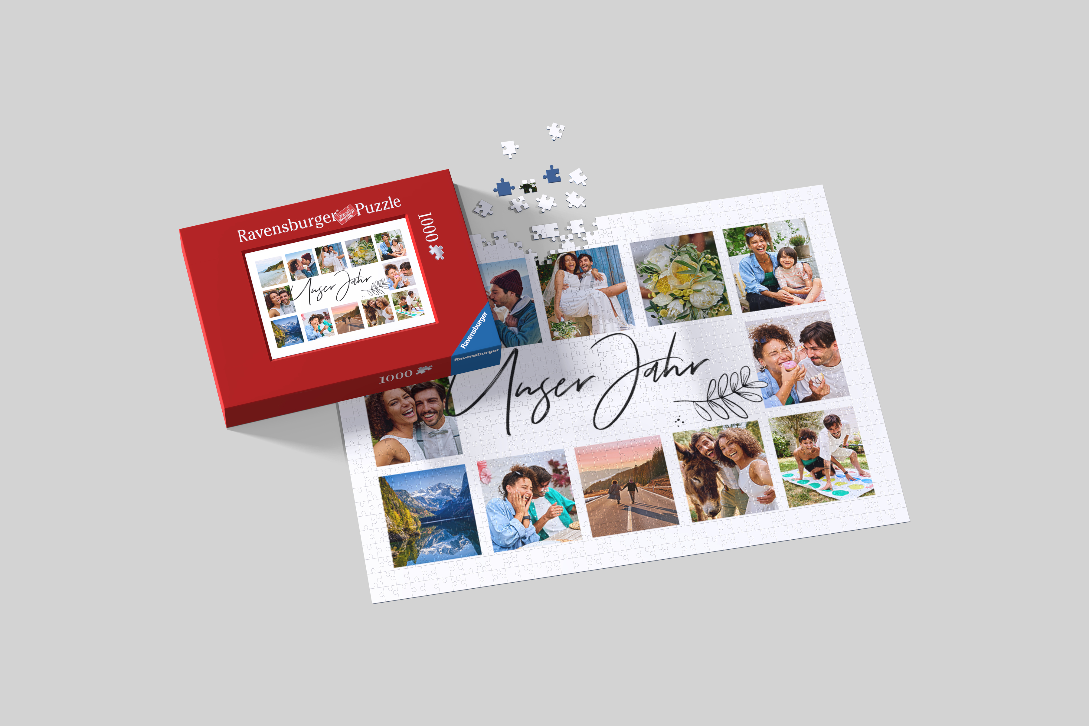 Ravensburger Fotopuzzle mit Jahresrückblick-Collage