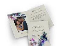 Klappkarte als Einladung zur Hochzeit gestalten