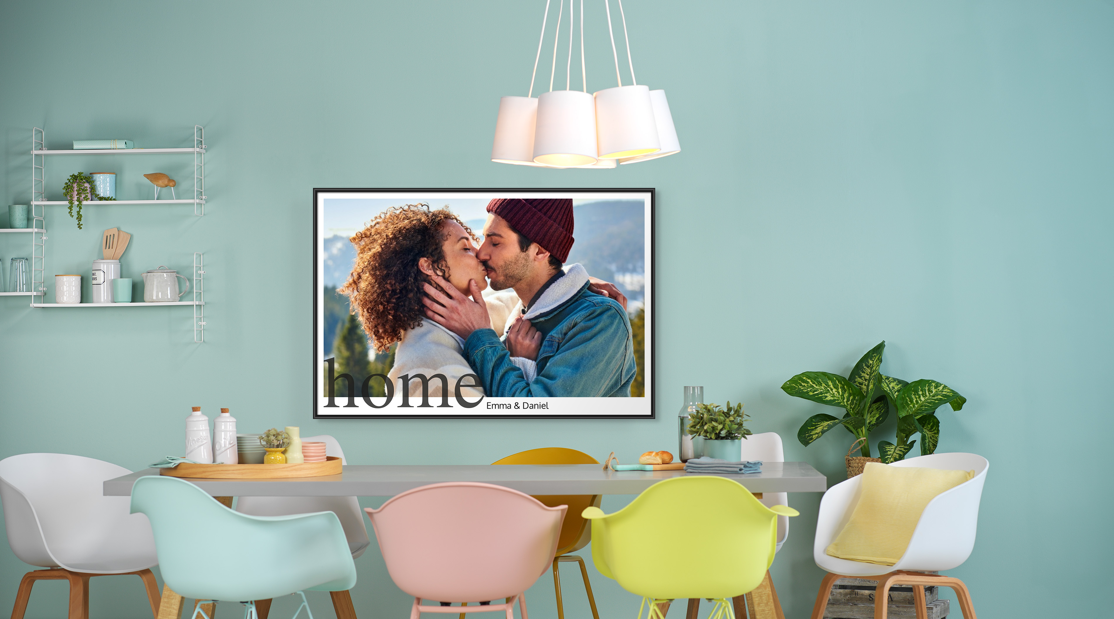 Fotoposter mit Rahmen und Design