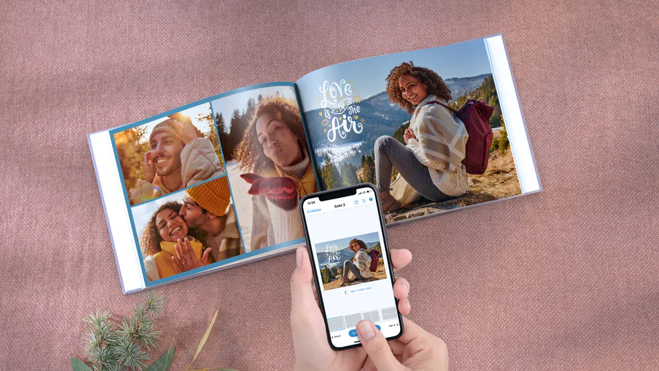 Pixum Fotobuch mit der App gestalten