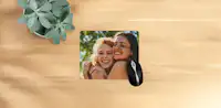Mousepad mit einem Bild von zwei Freundinnen Mousepad mit einem Bild von zwei Freundinnen