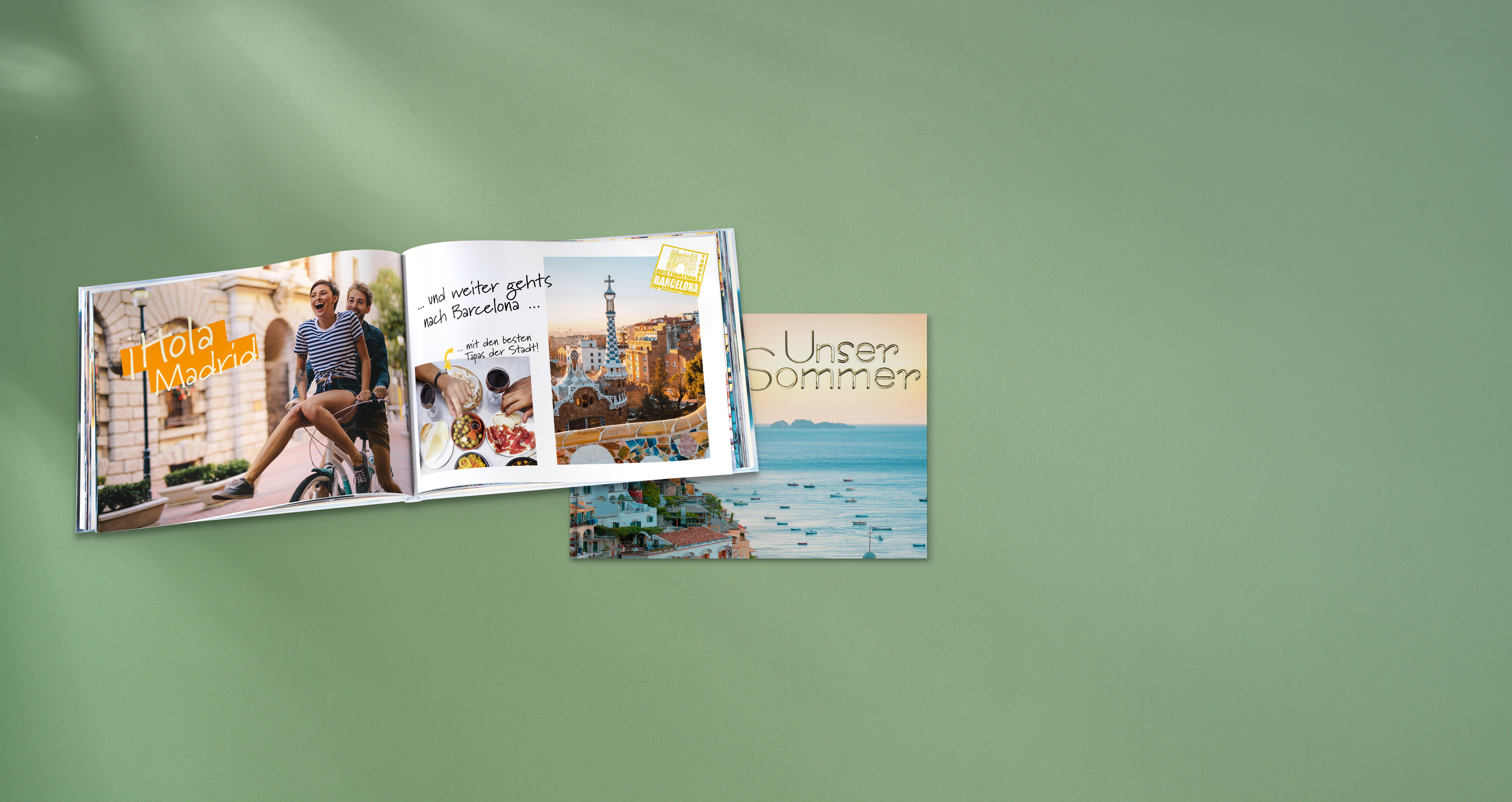 Pixum Fotobuch mit Text zum Thema Reise