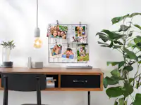 Square prints med olika vilder med design