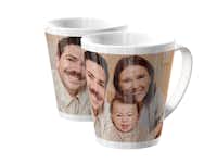 Foto-Kaffeebecher mit dem Bild einer Familie Foto-Kaffeebecher in der Größe L mit dem Bild einer Familie