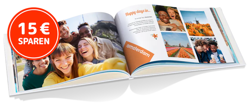 Pixum Fotobuch in der App gestaltet als Reisefotobuch Pixum Fotobuch in der App gestaltet als Reisefotobuch