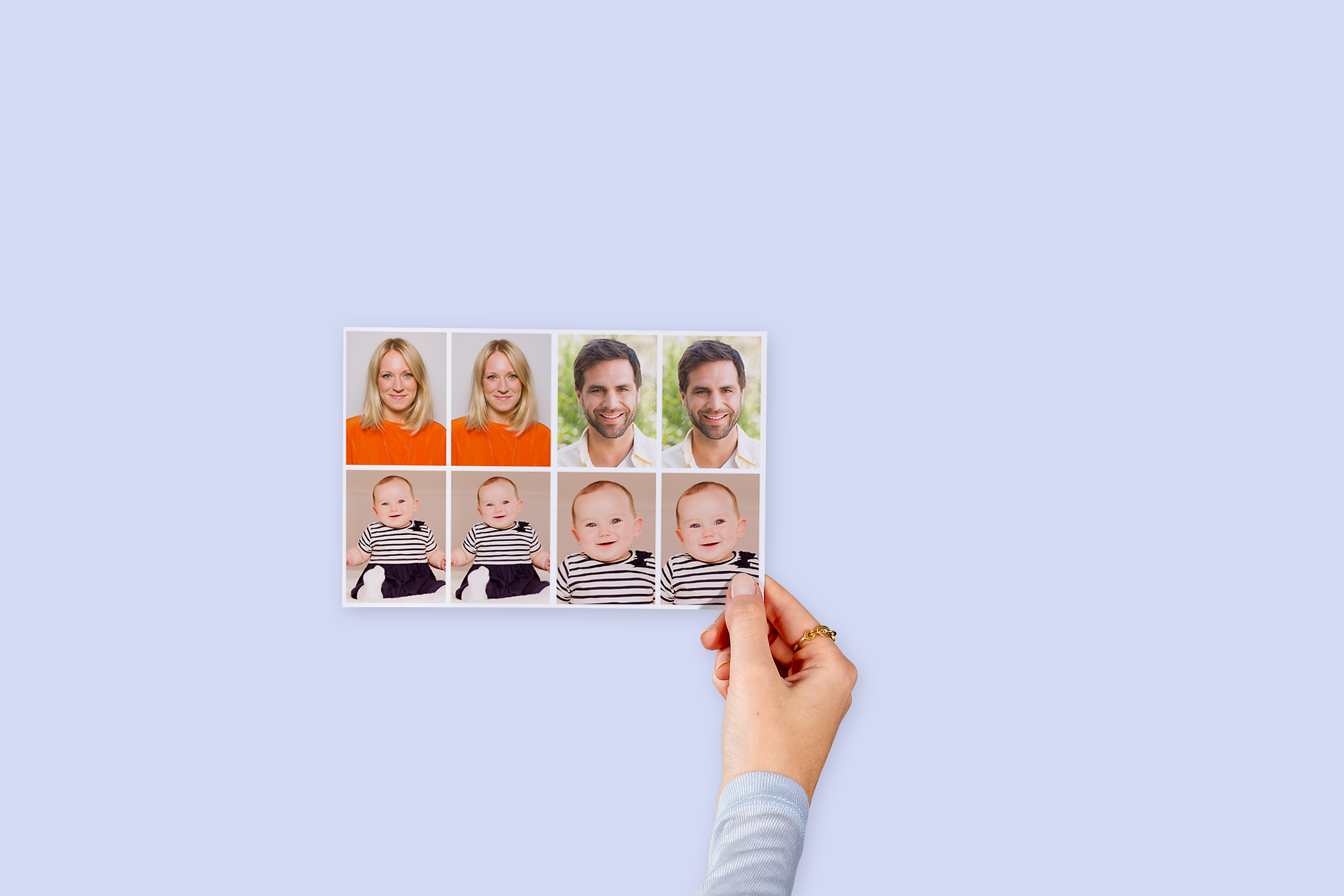 Framkalla egna passfoto
