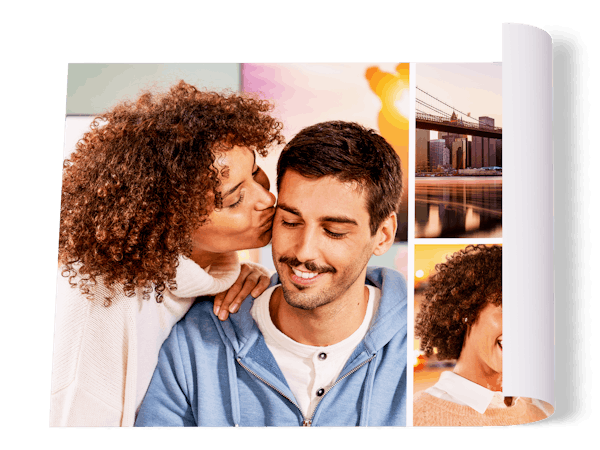 Create Your Photo Collage Online Video animation of a photo collage with a winter image