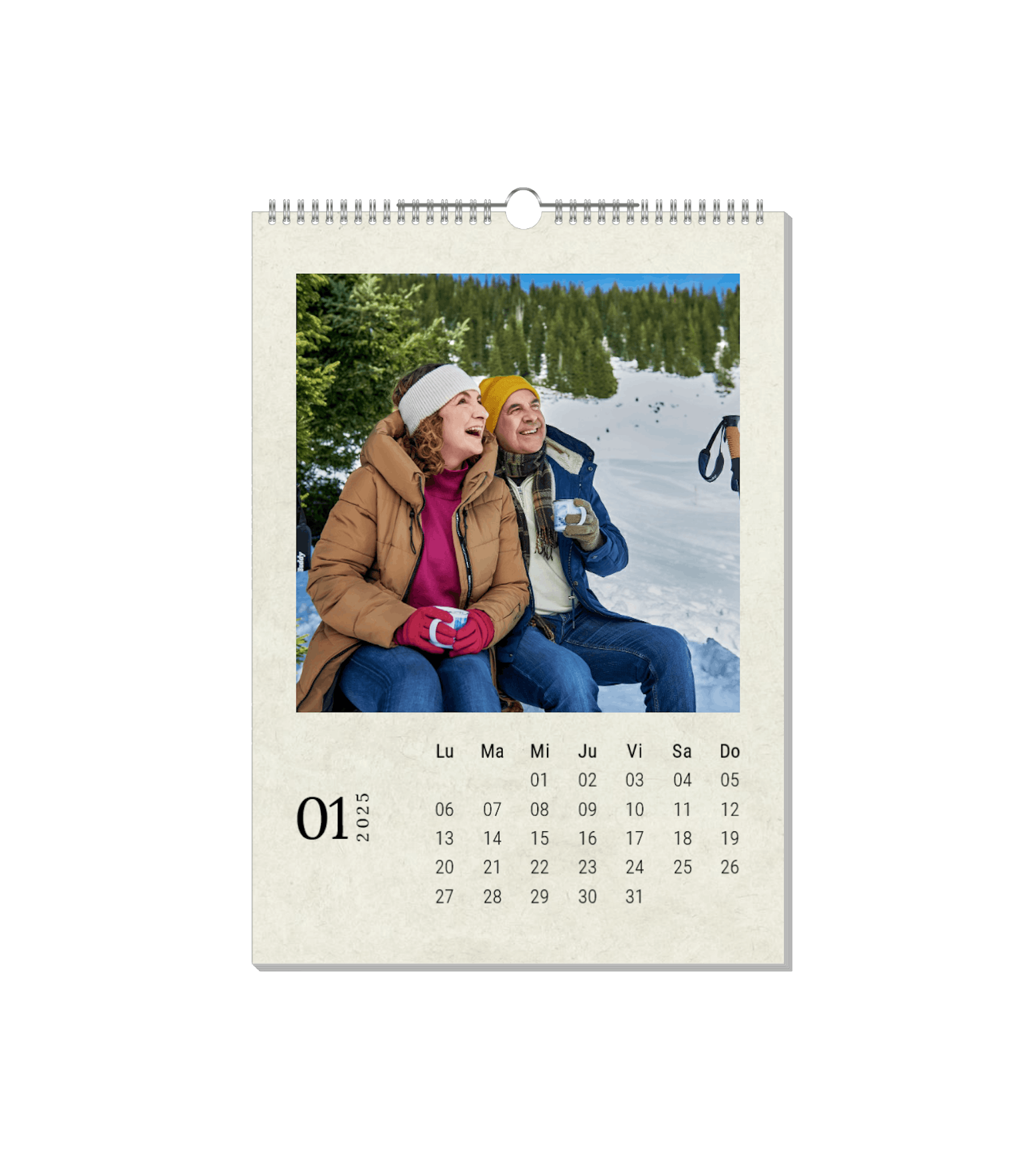 Calendario con diseño Organic Paper