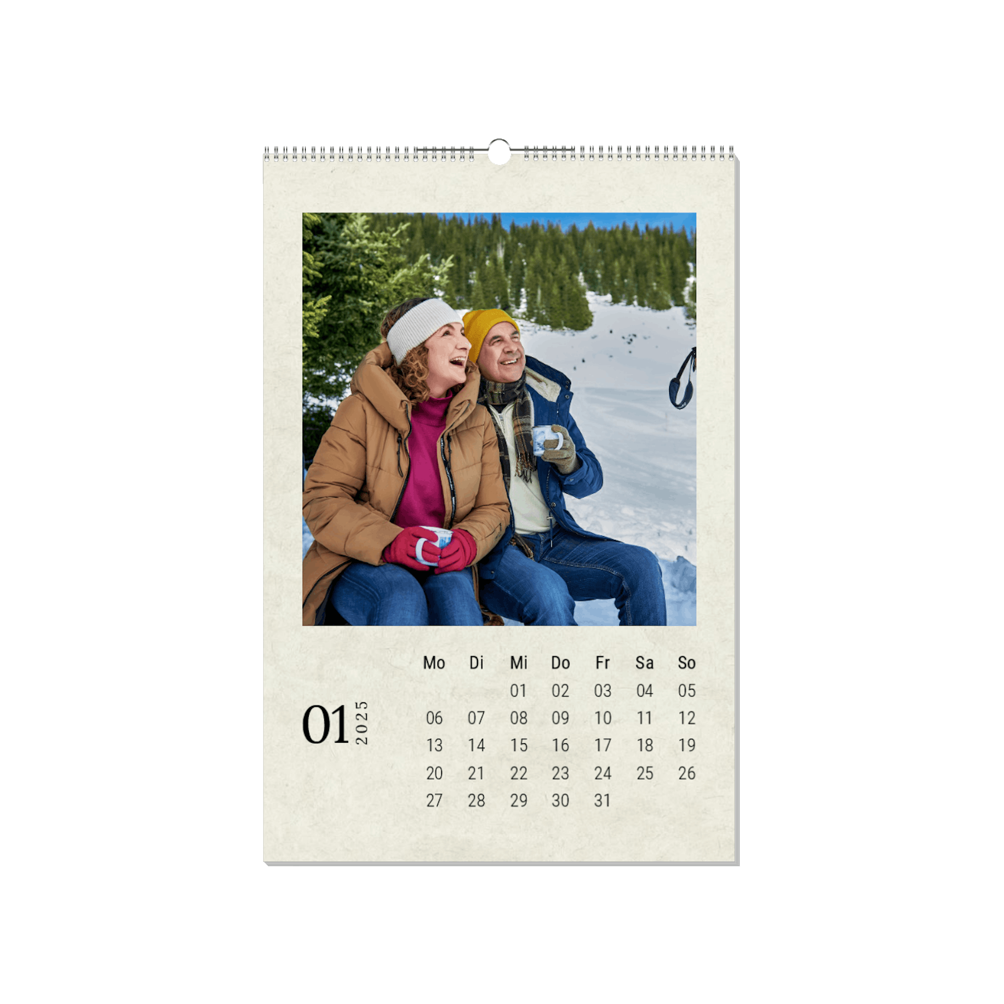 Calendar Design Organic Paper