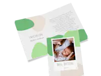 Carte d'invitation de baptême Carte d'invitation de baptême