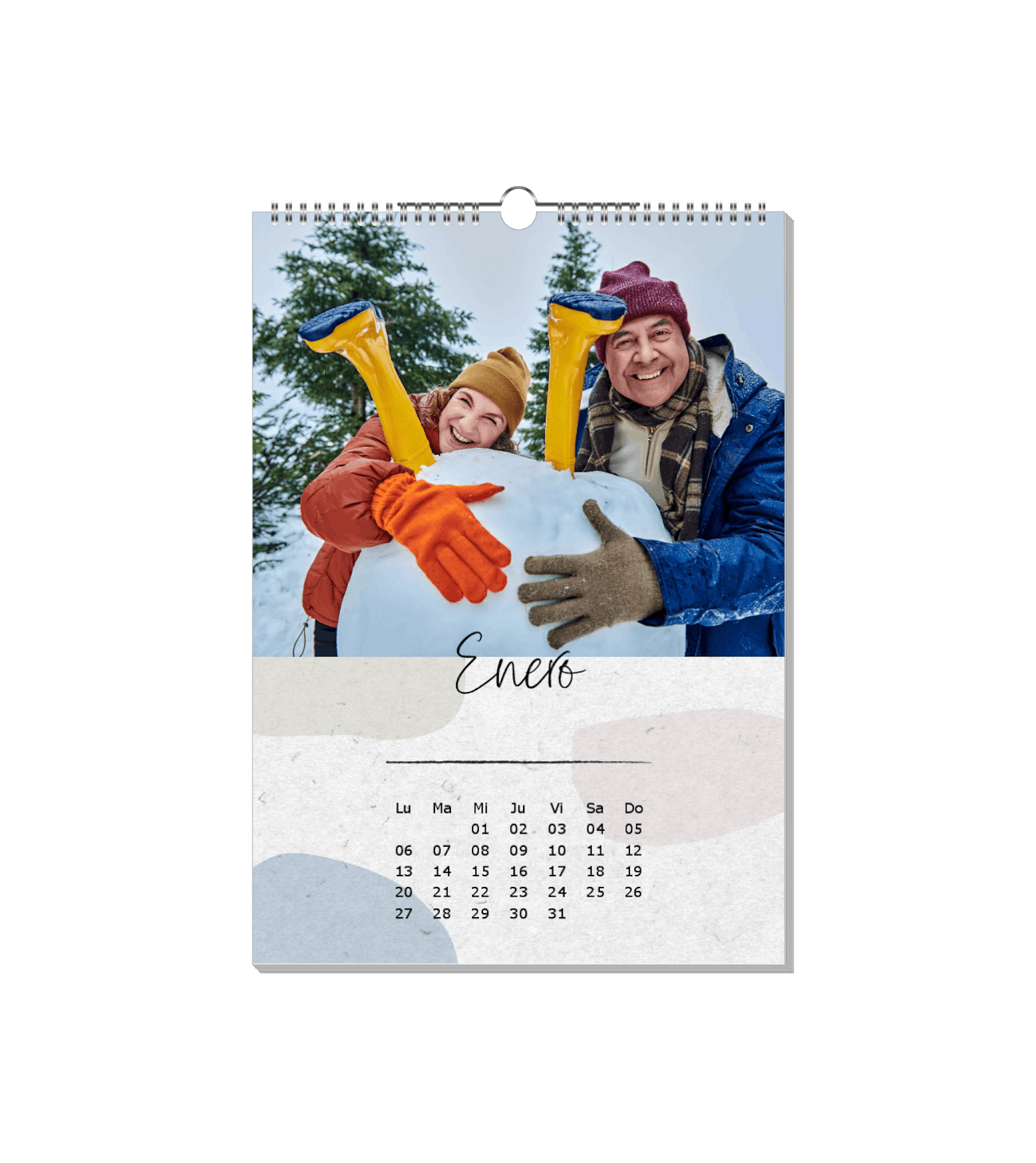Calendario con diseño