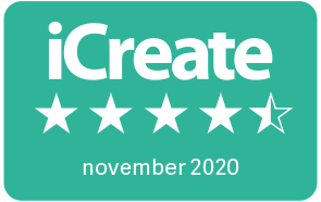 Awardlogo iCreate PWB in App: 4,5/5 sterren