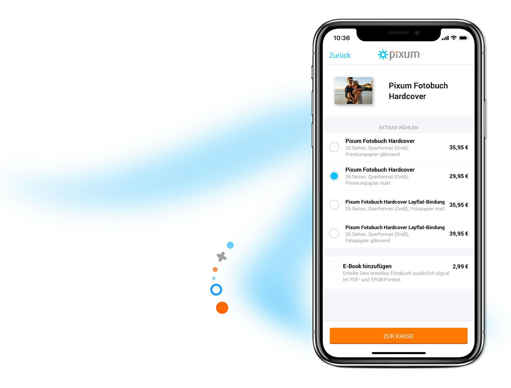 Magic Book per App Darstellung des Erstellens eines Magic Books per App