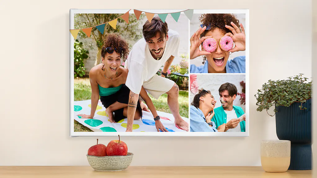 Photo canvas as a collage Photo canvas as a collage