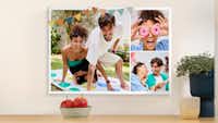 Photo canvas as a collage