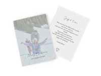 Photo card as a Christmas card Photo card as a Christmas card