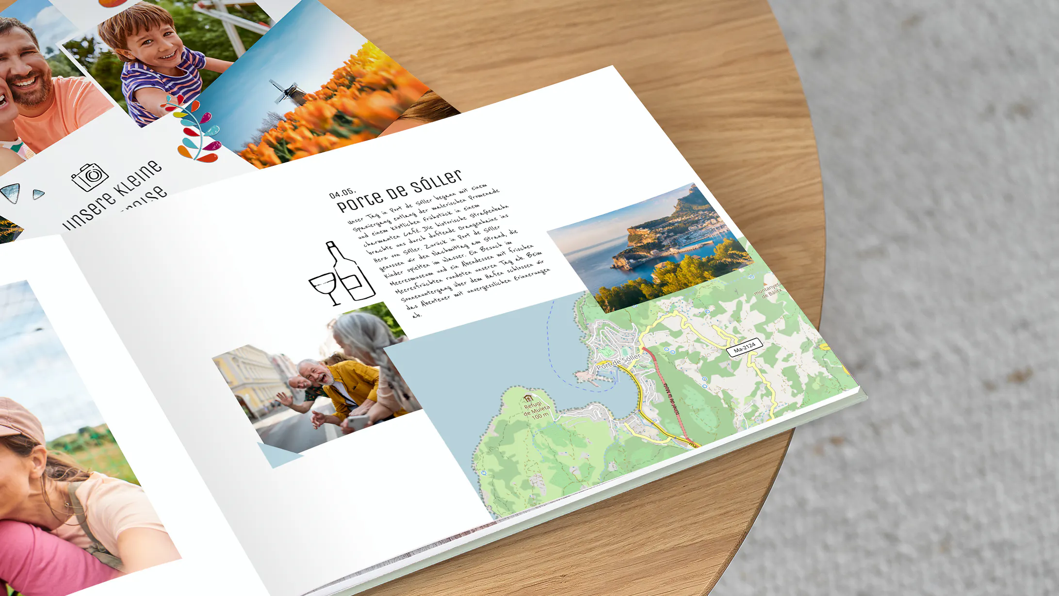 Créer un album photo de voyage avec des cartes et des itinéraires