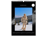 Kalender Design Midnight Sky Kalender Design Midnight Sky