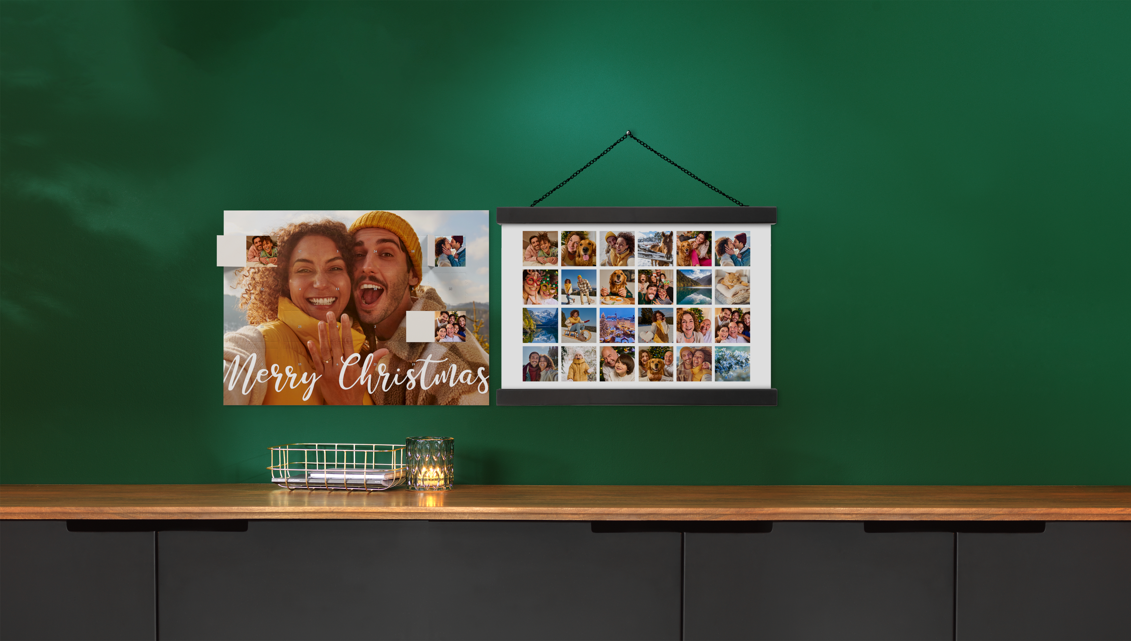 Poster Adventskalender gestalten