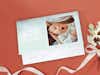 Faire-part de naissance comme carte pliante personnalisée avec photos d'un bébé
