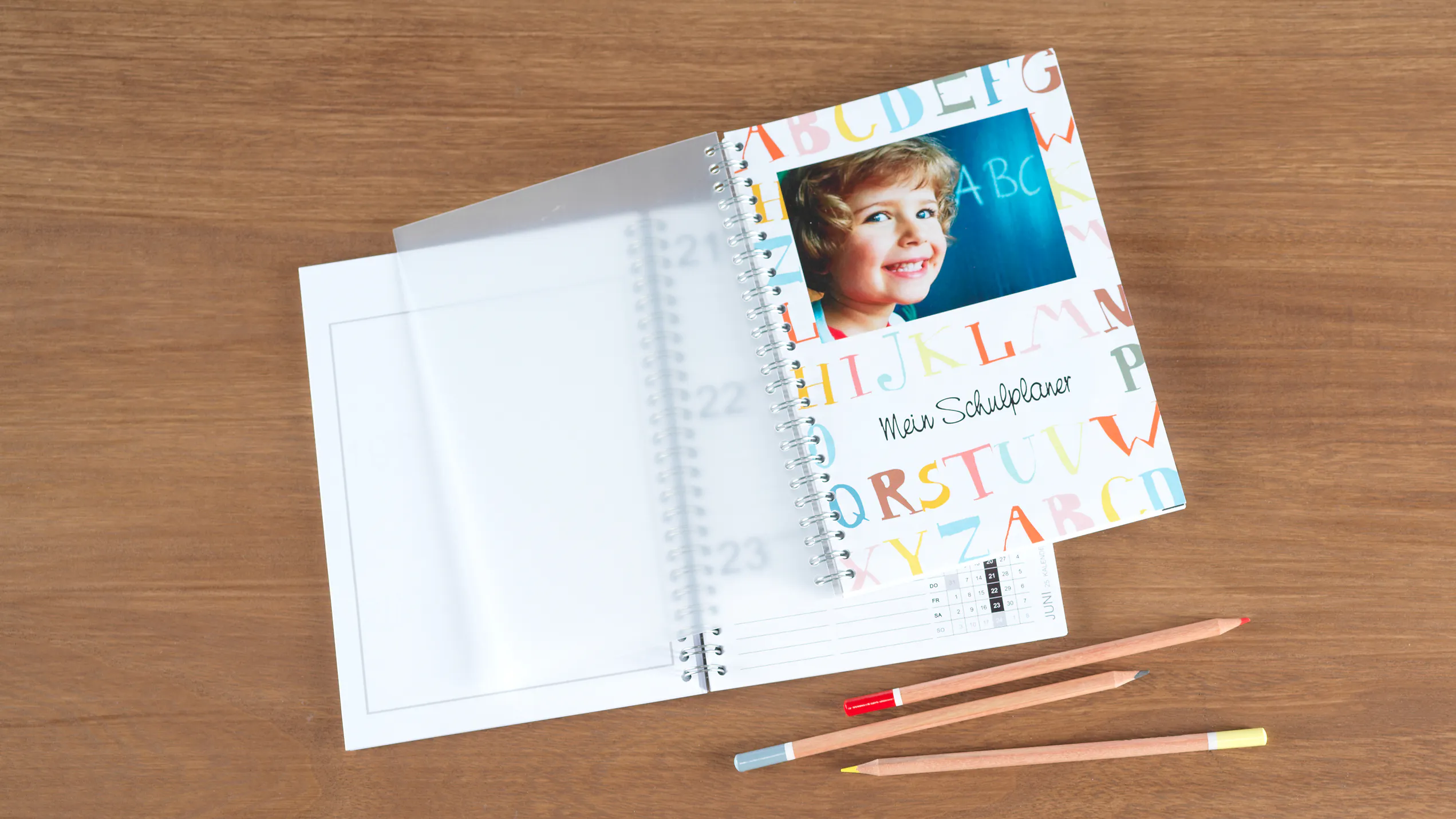 Schüleragenda mit Spiralbindung