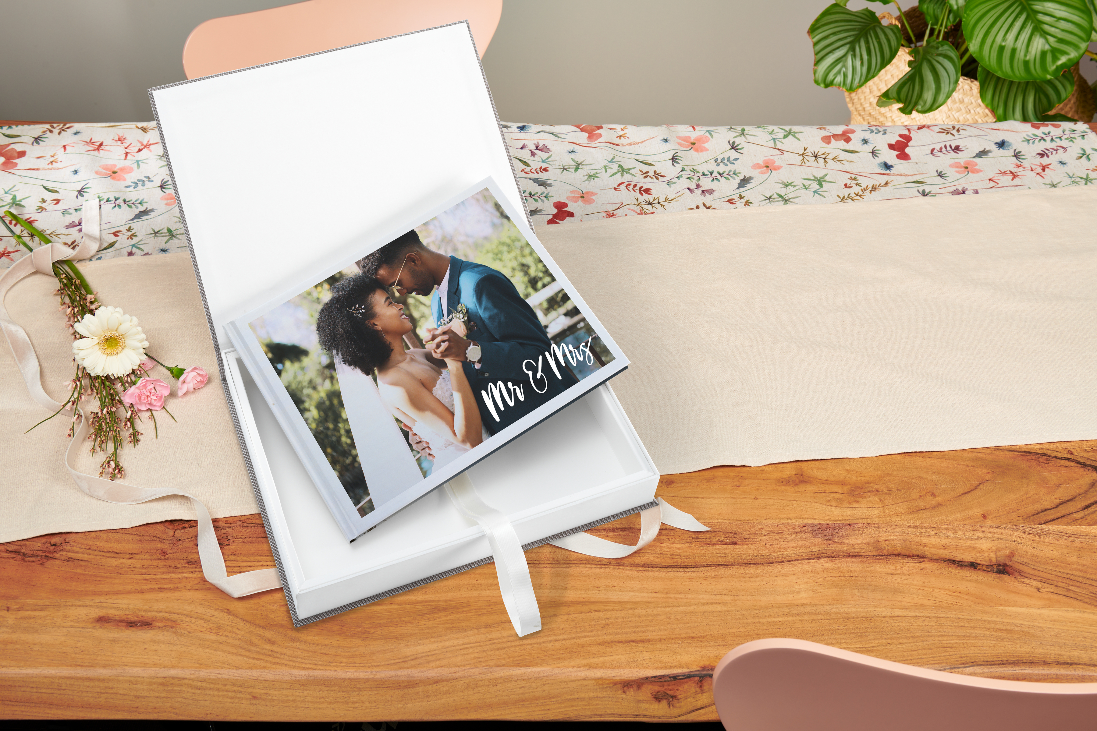 Cofanetto per Fotolibro Pixum con foto di matrimonio