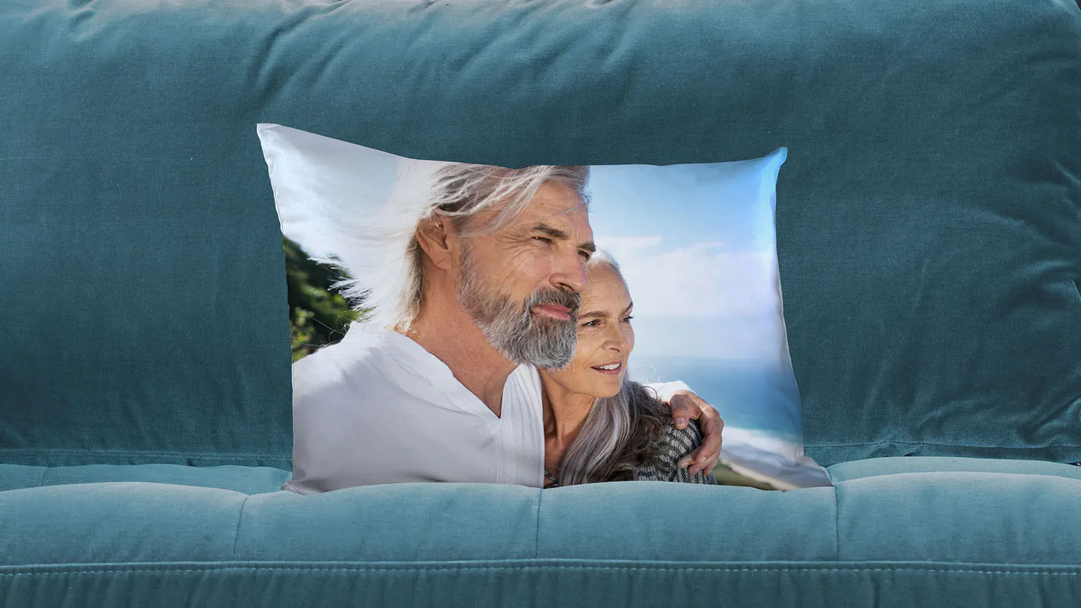 Photo cushion 50x30 couple Photo cushion 50x30 couple