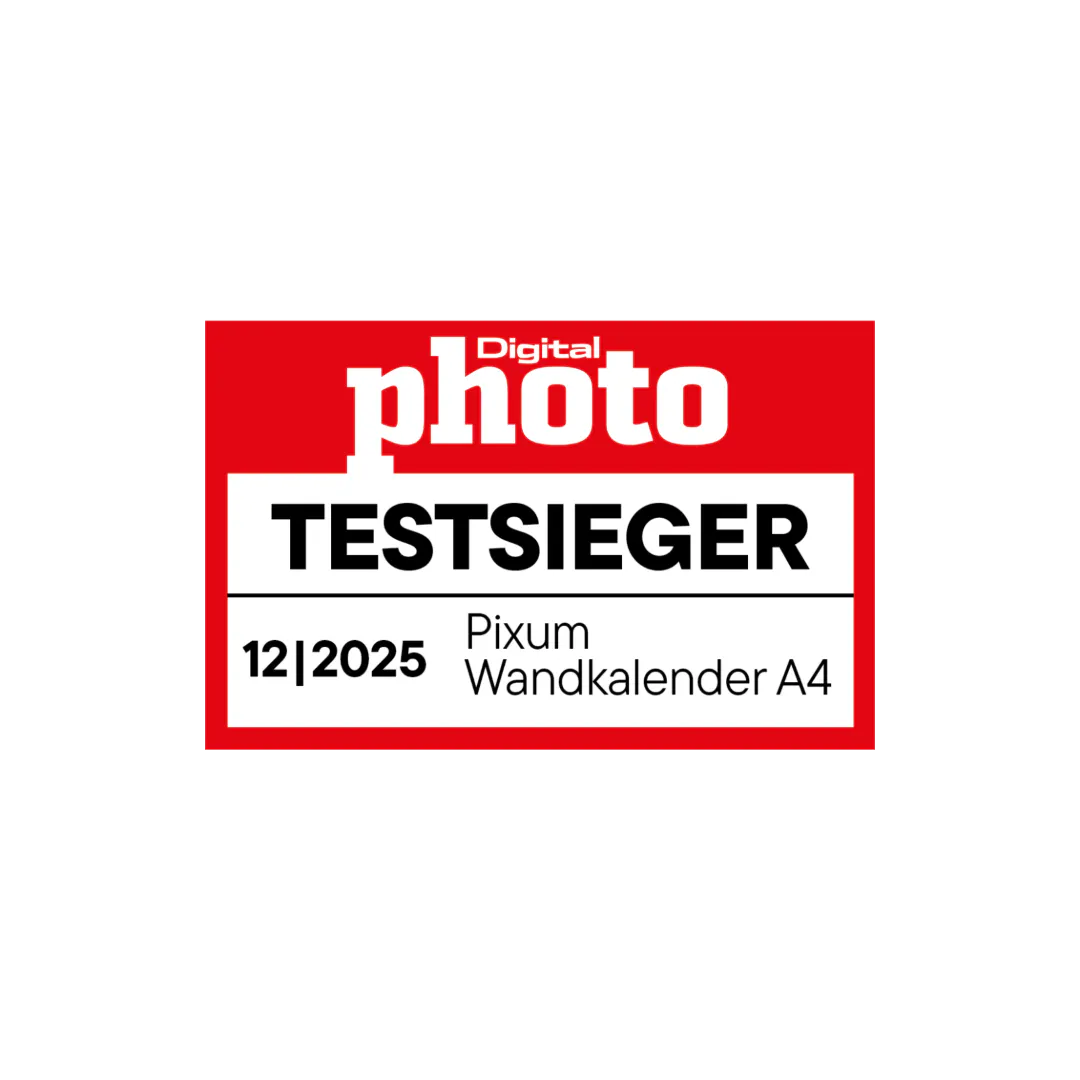 DigitalPHOTO 12/2025 Pixum wall calendar test award