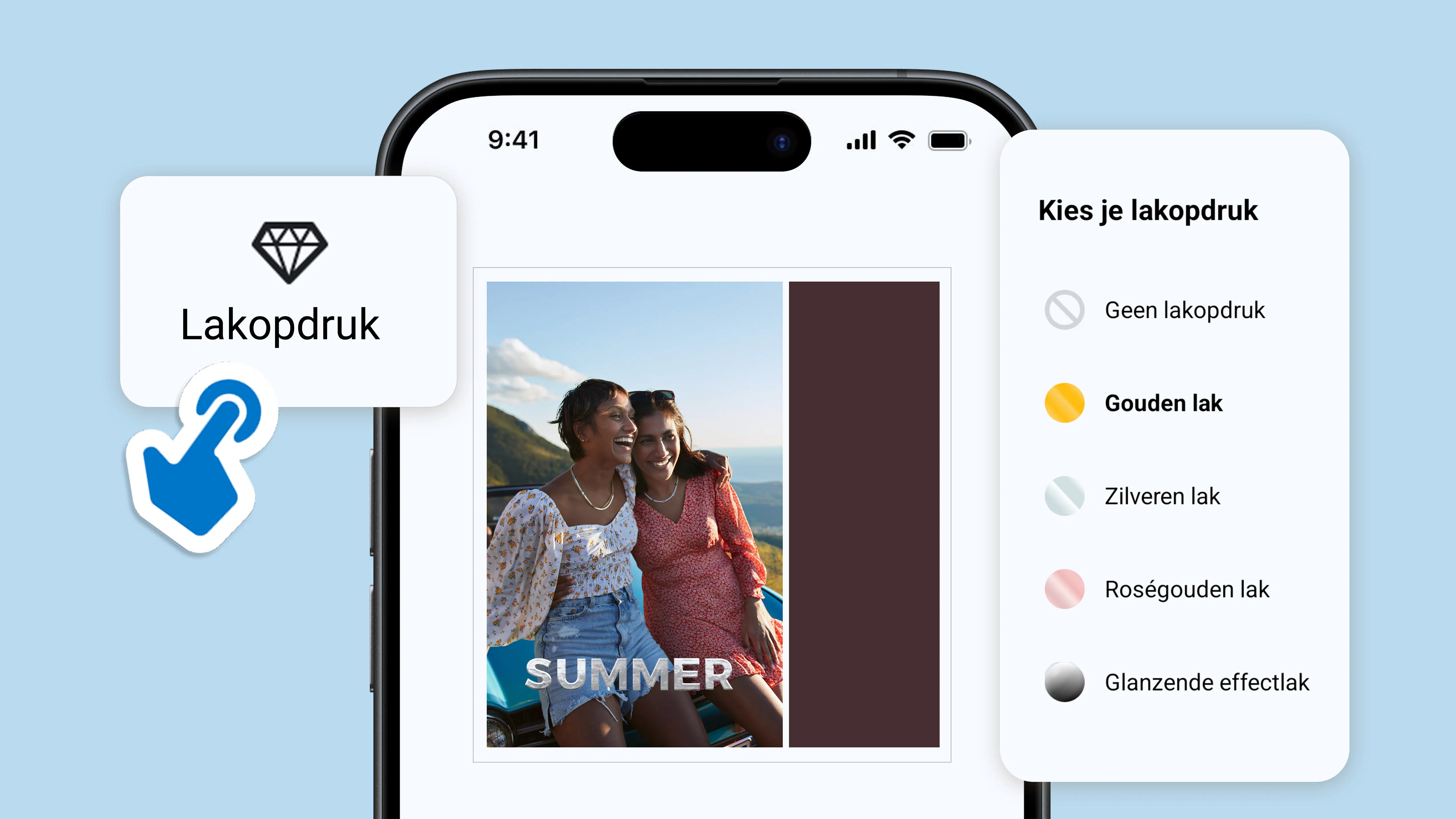 Lakopdruk in de Pixum App Lakopdruk in de Pixum App