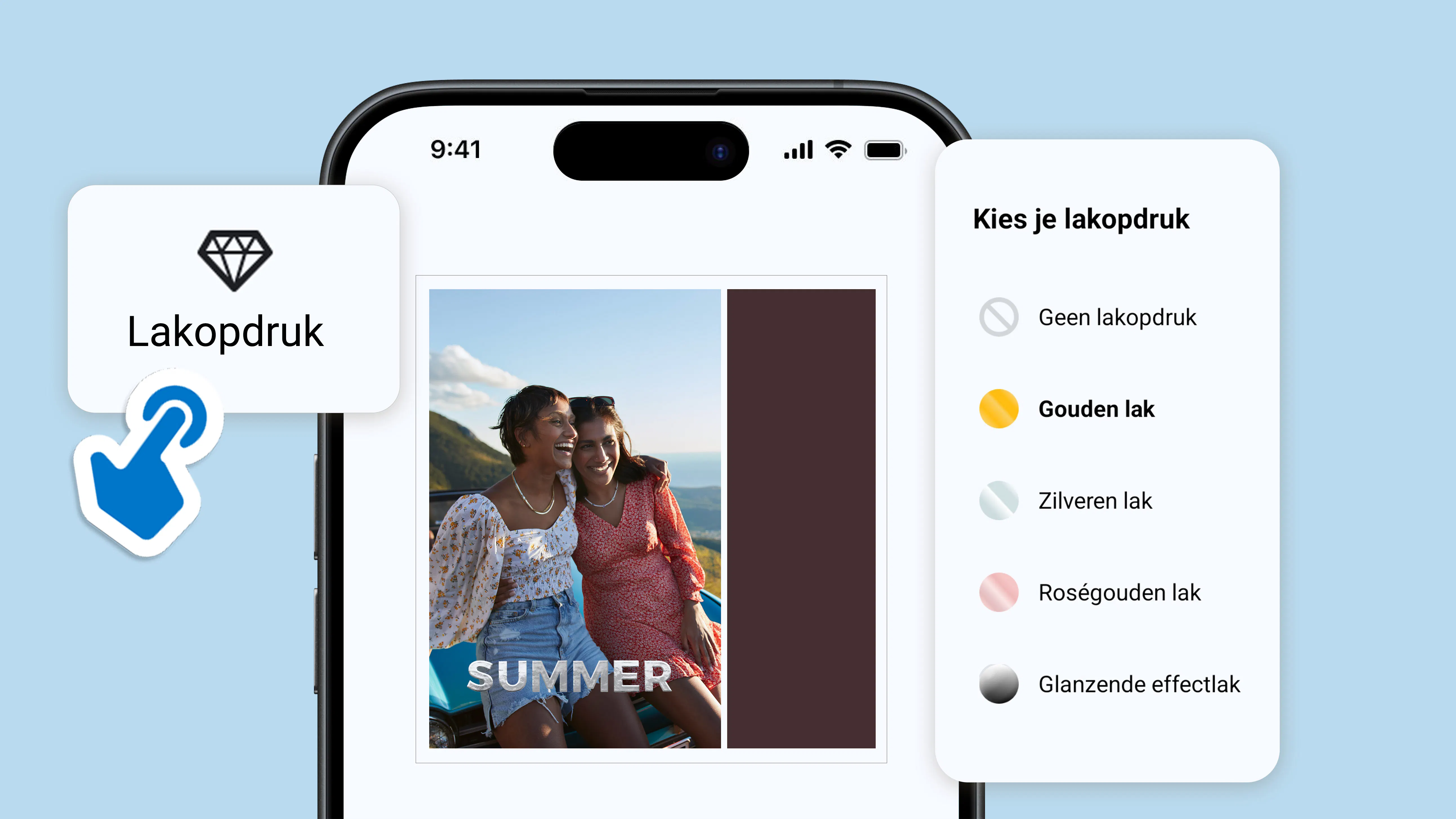 Lakopdruk in de Pixum App Lakopdruk in de Pixum App