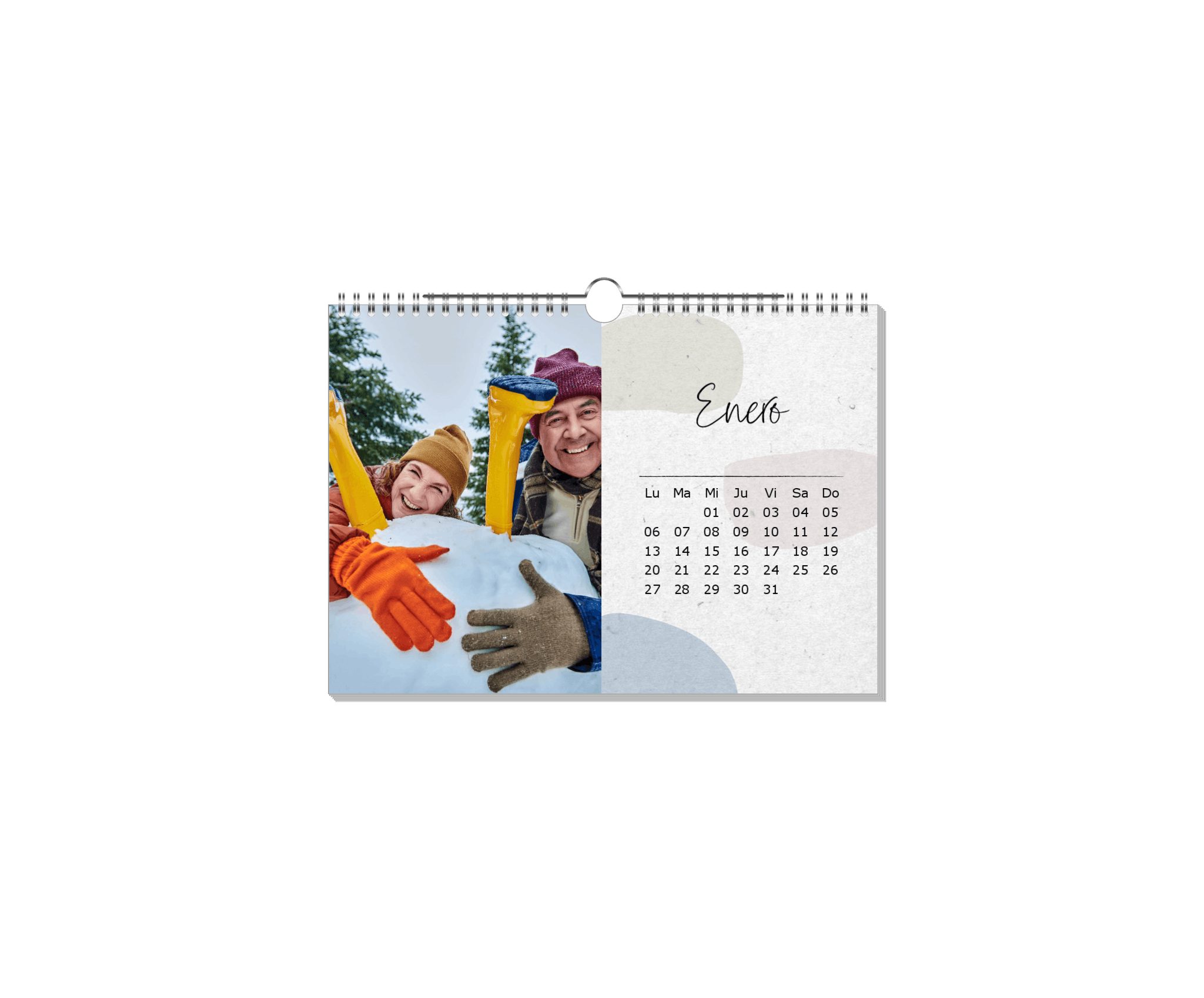 Calendario con diseño