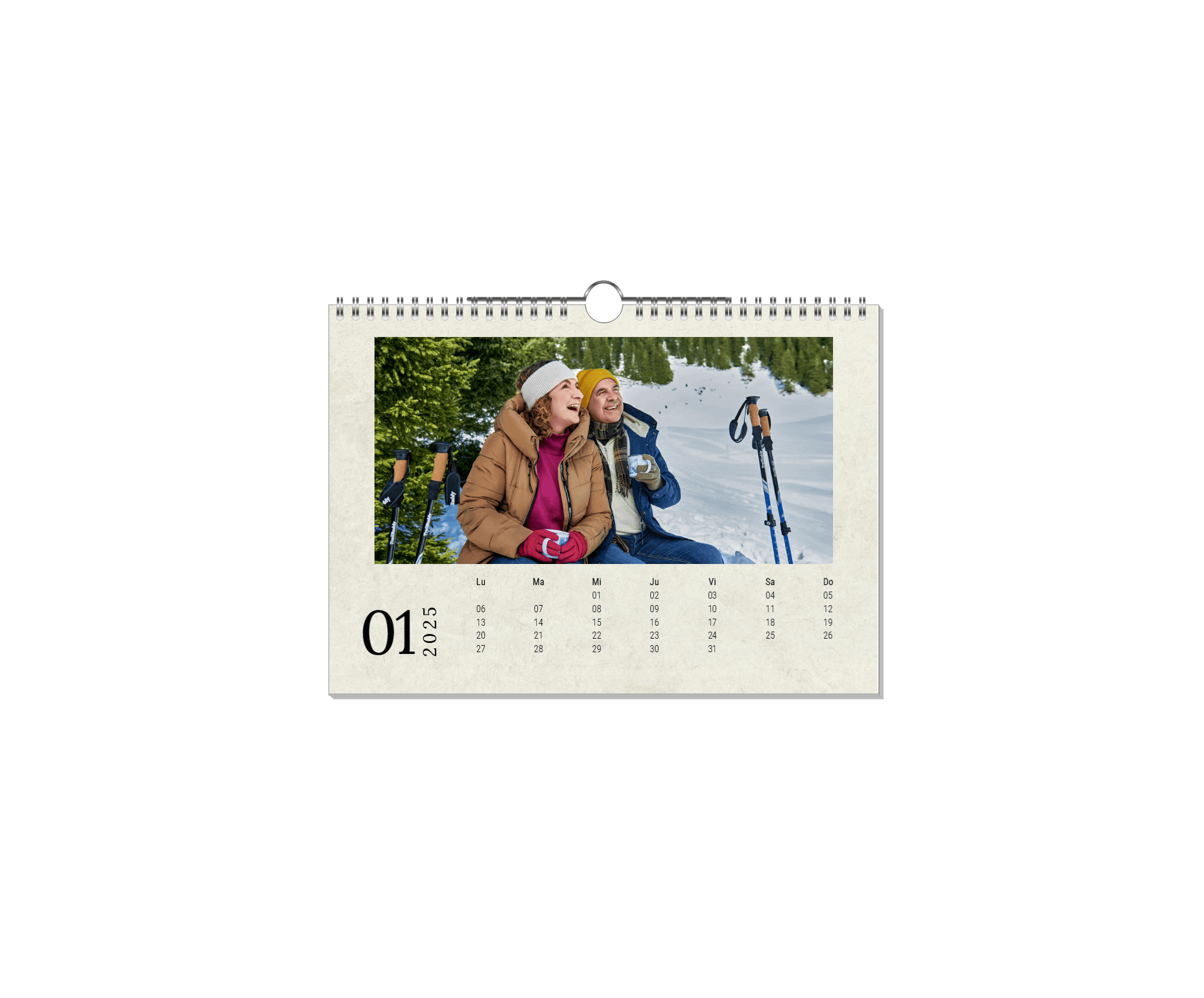 Calendario con diseño Organic Paper