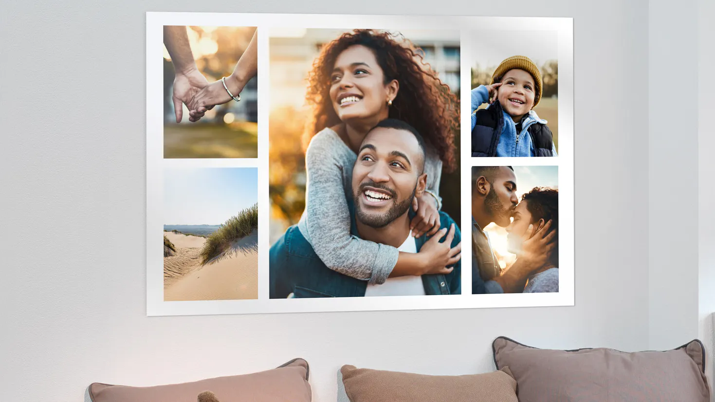 Poster personalizzato come collage