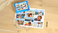 Puzzle personalizado Ravensburger Collage fotográfico con fotos de vacaciones como motivo en un puzzle personalizado Ravensburger