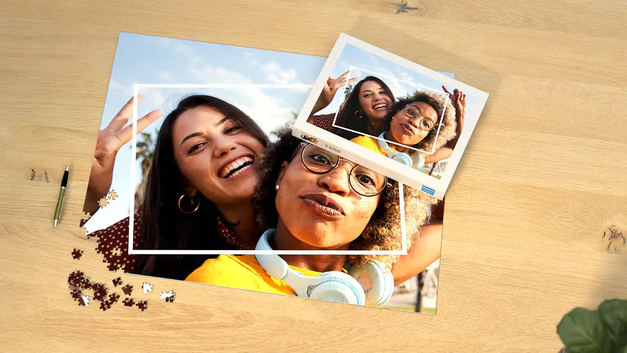 Pixum Fotopuzzle mit 1.500 Teilen und Bilder von Freunden Pixum Fotopuzzle mit 1.500 Teilen und Bilder von Freunden