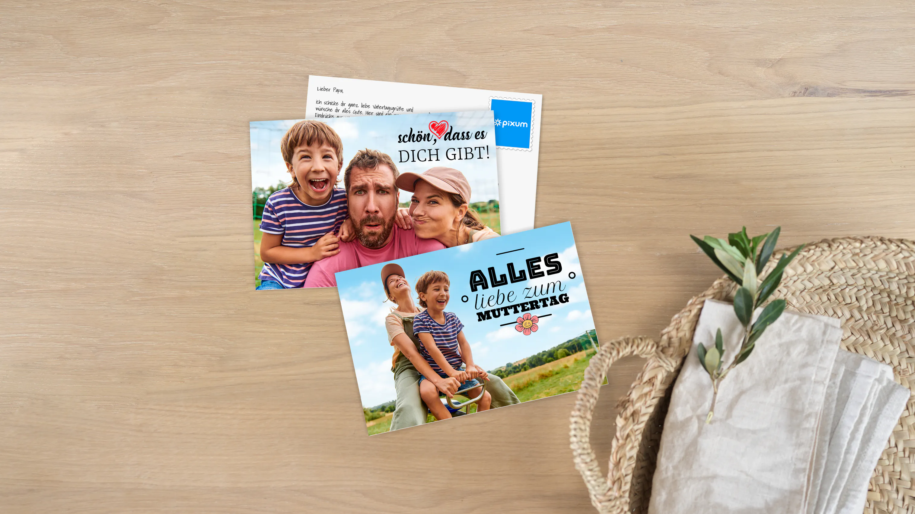 Pixum App-Postkarte mit Desings zum Muttertag Pixum App-Postkarte mit Desings zum Muttertag