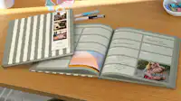 Taschenkalender mit grünem Design gestalten Taschenkalender mit grünem Design gestalten