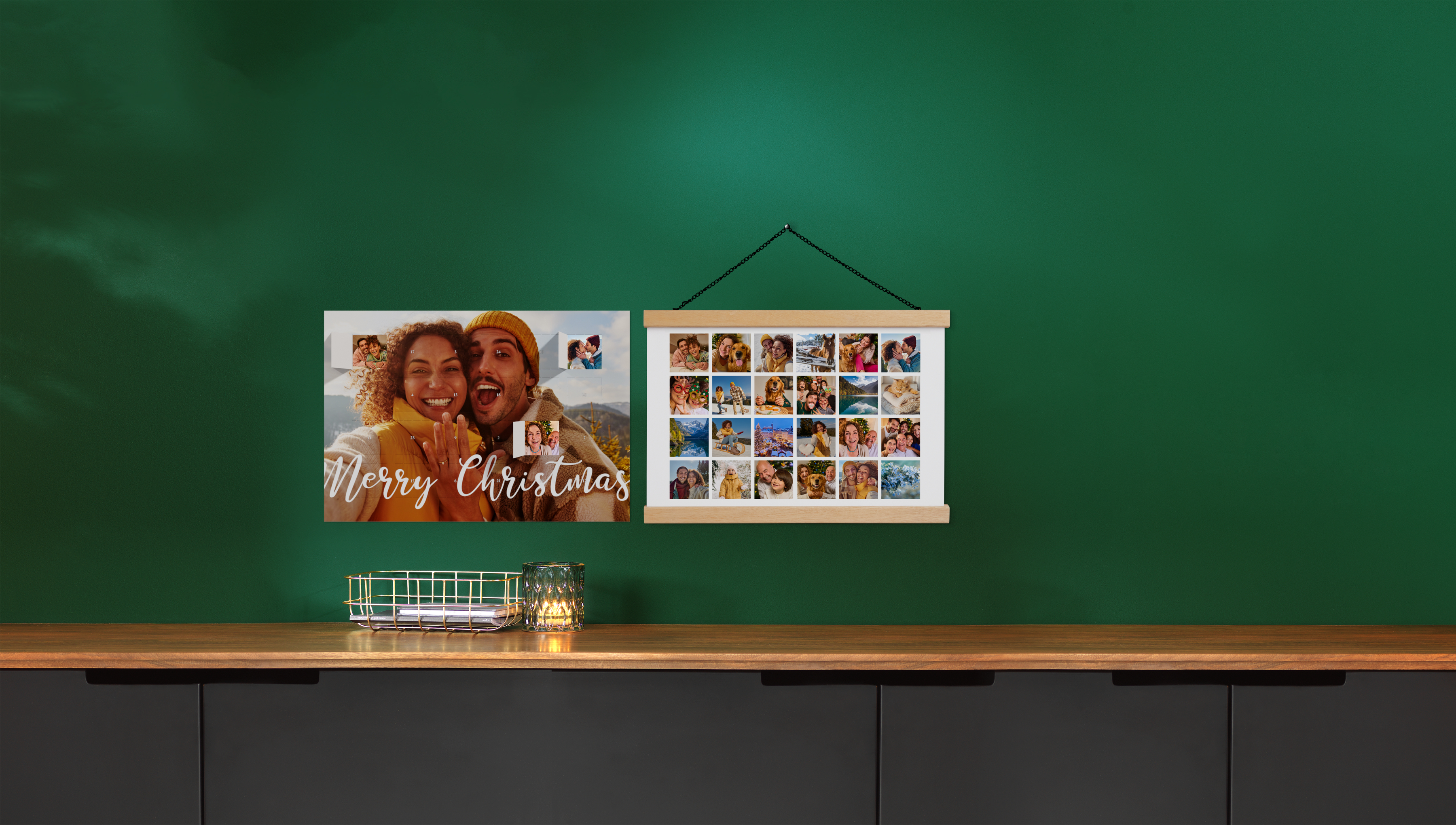 Pixum Adventskalender mit Poster-Collage