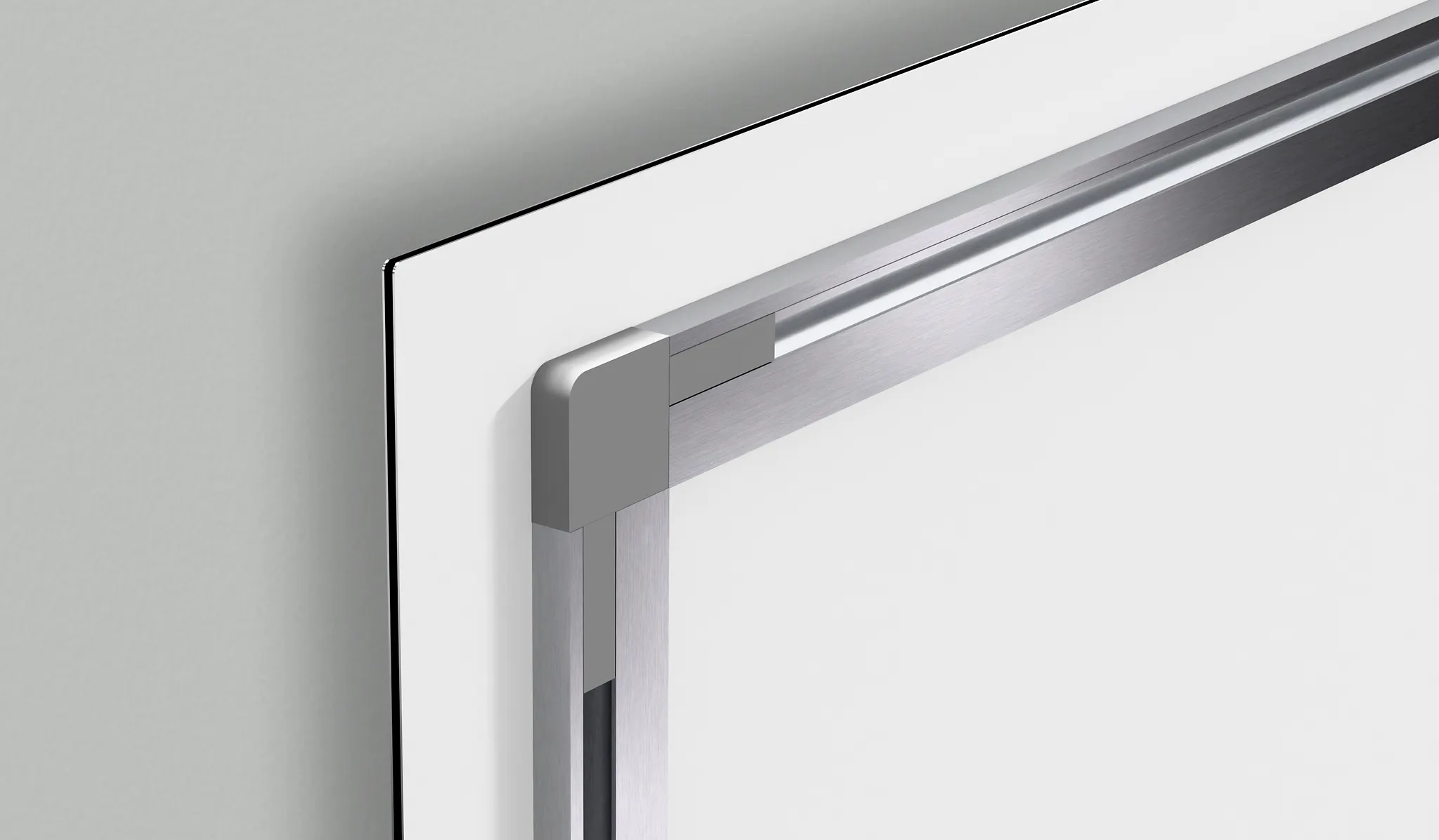 Tableau en alu avec fixation sous forme de rail Tableau en alu avec fixation sous forme de rail