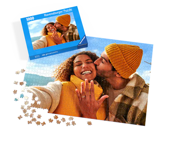 Puzzle zur Hochzeit gestalten