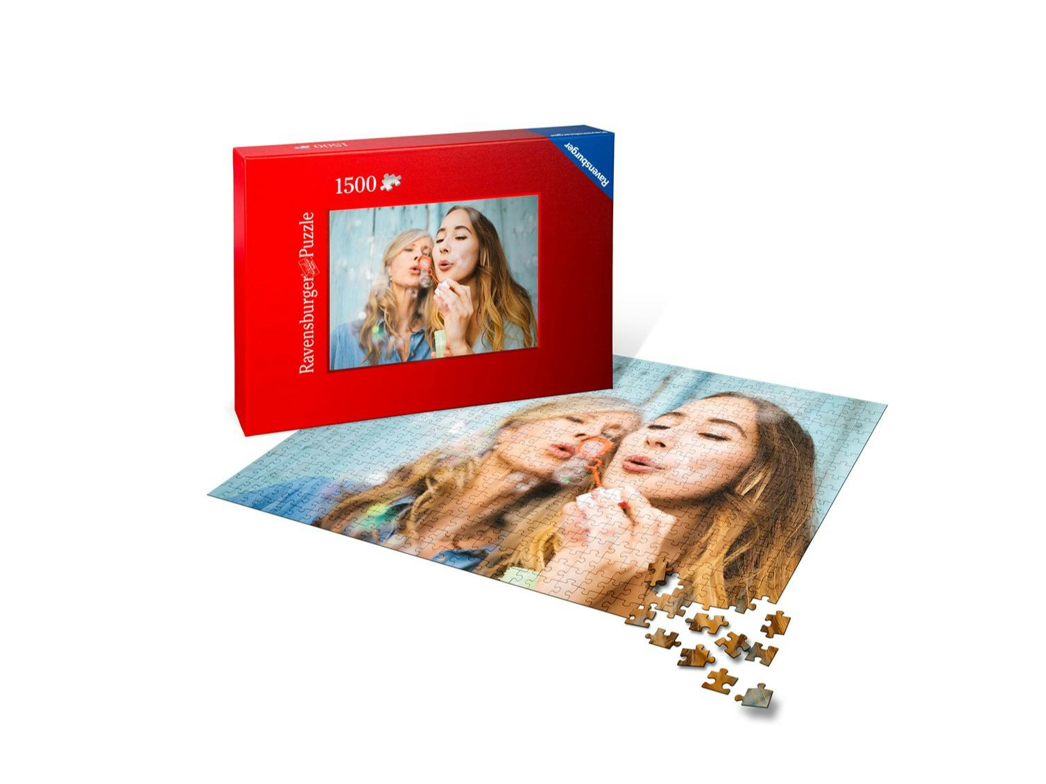 Puzzle personalizado con fotos Ravensburger de 1.500 piezas con foto primaveral