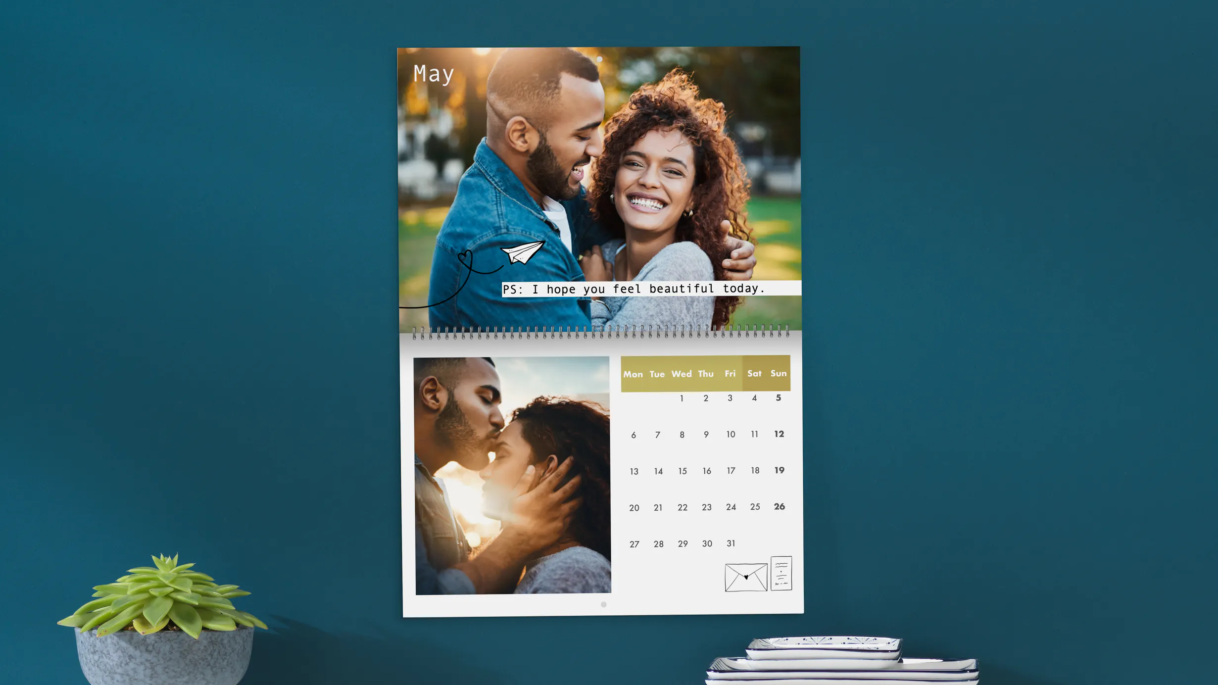 Pixum folding calendar A2