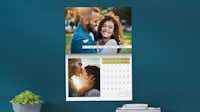 Calendrier double-page A2 Calendrier double-page A2 avec photos d'un couple
