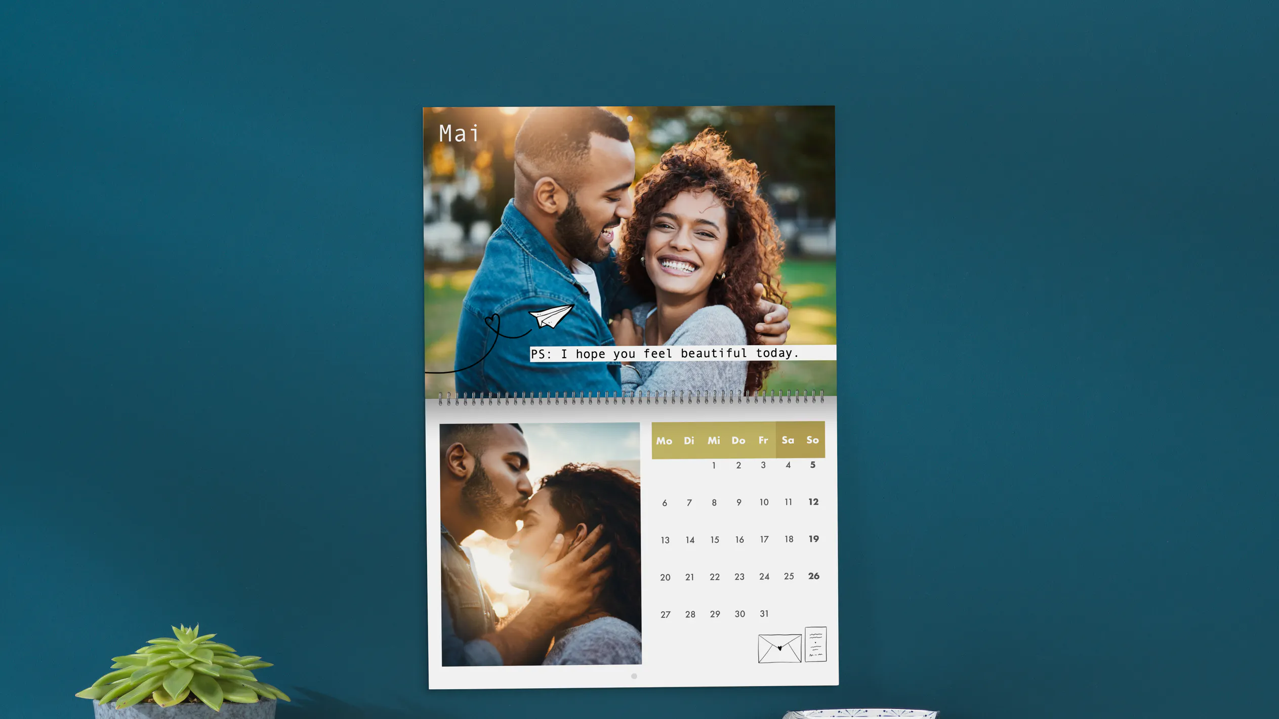 Pixum Klappkalender in A2 Pixum Klappkalender in A2