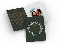 Klappkarte als Einladung zur Hochzeit gestalten