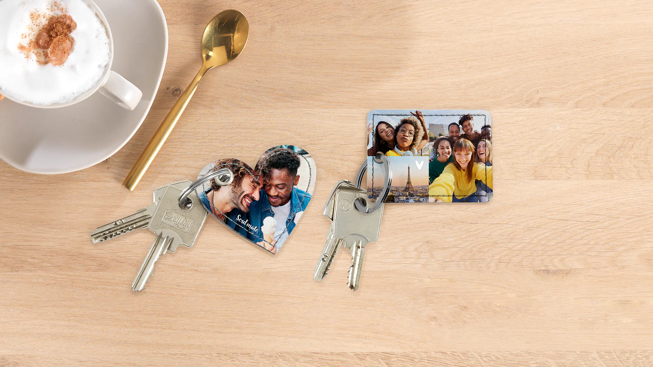 Foto-Schlüsselanhänger mit Reisefotos Foto-Schlüsselanhänger mit Reisefotos