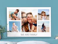 Quadro personalizzato con testo Collage su Foto Opera con testo