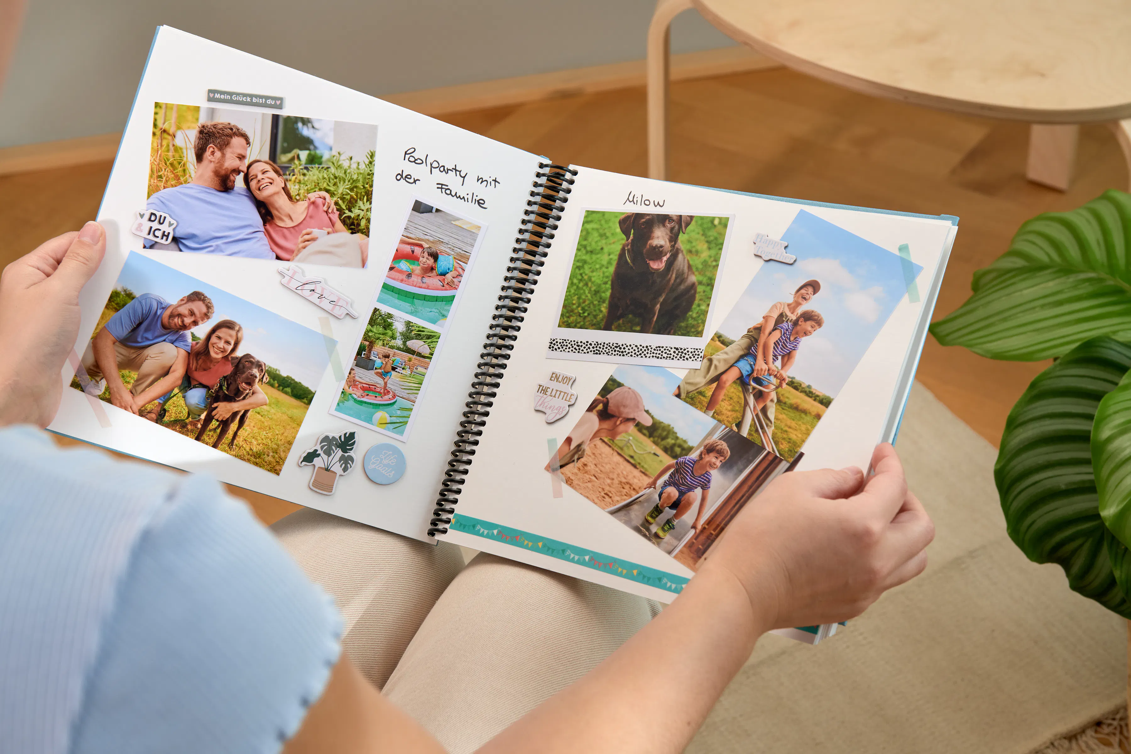 Pixum scrapbook with summer photos Pixum scrapbook with summer photos