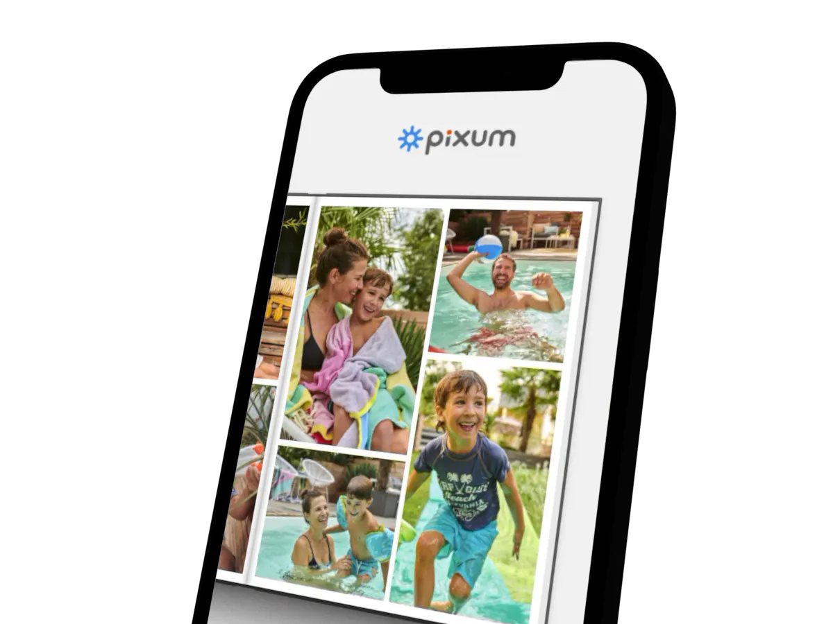 Diseños en la app Pixum
