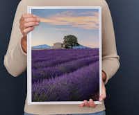 Livre photo Pixum XXL portrait Album photo XXL portrait tenu dans les mains d'une dame